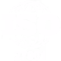 ISO 27001 certification logo with a globe design.